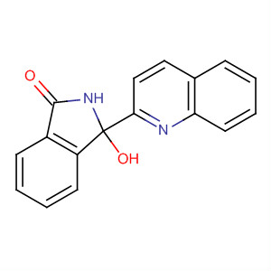 1H-Isoindol-1-one, 2,3-dihydro-3-hydroxy-3-(2-quinolinyl)- molecular structure