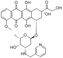 N-(3-pyridylmethyl)adriamycin molecular structure