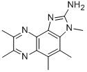 2,AMINO-3,4,5,7,8-PENTAMETHYLIMIDAZO(4,5-F)QUINOXALINE molecular structure