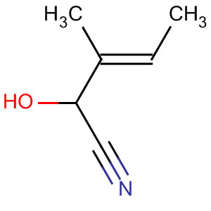 3-Pentenenitrile, 2-hydroxy-3-methyl-, (E)- molecular structure