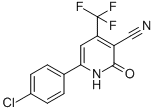 4-CHLORO-3-HYDROXY-5-(TRIFLUOROMETHYL)-[1,1-BIPHENYL]-4-CARBONITRILE molecular structure