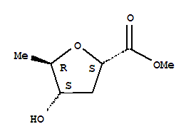 D-arabino-Hexonic acid,2,5-anhydro-3,6-dideoxy-, methyl ester molecular structure