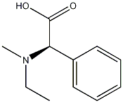 (R)-2-(ethyl(methyl)amino)-2-phenylacetic acid molecular structure