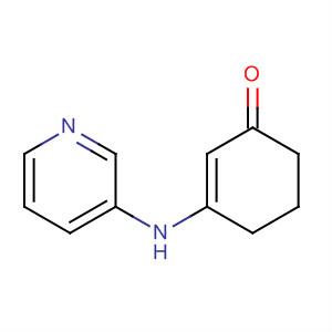 2-Cyclohexen-1-one, 3-(3-pyridinylamino)- molecular structure