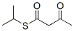 3-Oxothiobutyric acid S-isopropyl ester molecular structure