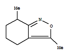 2,1-BENZISOXAZOLE,4,5,6,7-TETRAHYDRO-3,7-DIMETHYL- molecular structure
