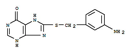 8-[(3-aminobenzyl)sulfanyl]-5,9-dihydro-6H-purin-6-one