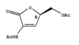 2-acetamido-5-O-acetyl-2,3-dideoxy-L-glyceropent-2-eno-1,4
