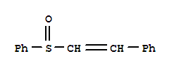 [(2-phenylethenyl)sulfinyl]benzene molecular structure