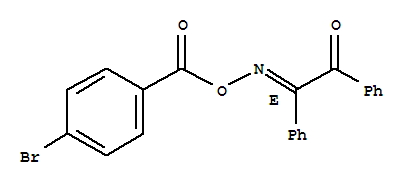 (1Z)-1,2-diphenylethane-1,2-dione O-[(4-bromophenyl)carbonyl]oxime molecular structure
