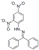 Benzophenone 2,4-dinitrophenyl hydrazone molecular structure