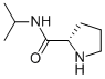 2-Pyrrolidinecarboxamide,N-(1-methylethyl)-, (2S)- molecular structure