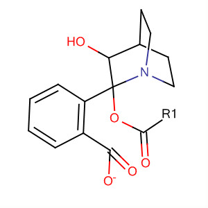1-Azabicyclo[2.2.2]octan-3-ol, benzoate (ester), (3R)- molecular structure