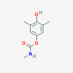 METHYLCARBAMIC ACID 4-HYDROXY-3,5-XYLYL ESTER molecular structure