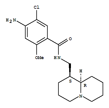 N-[[(1S,8aR)-2,3,4,5,6,7,8,8a-octahydro-1H-quinolizin-1-yl]methyl]-4-a mino-5-chloro-2-methoxy-benzamide