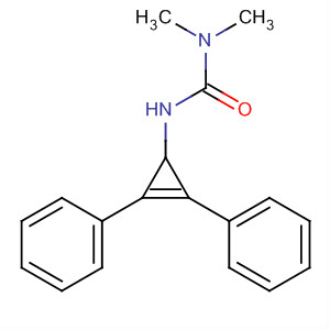 Urea, N'-(2,3-diphenyl-2-cyclopropen-1-yl)-N,N-dimethyl- molecular structure