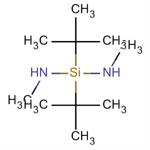 Silanediamine, 1,1-bis(1,1-dimethylethyl)-N,N'-dimethyl- molecular structure