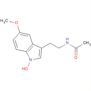Acetamide, N-[2-(1-hydroxy-5-methoxy-1H-indol-3-yl)ethyl]- molecular structure