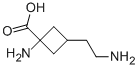 CYCLOBUTANECARBOXYLIC ACID 1-AMINO-3-(2-AMINOETHYL)- molecular structure