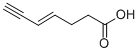 HEPT-4-EN-6-YNOIC ACID molecular structure