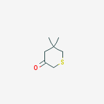 Dihydro-5,5-dimethylthiopyran-3(4H)-one molecular structure