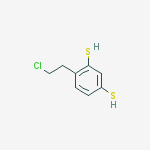 1,3-Benzenedithiol, 4-(2-chloroethyl)-
