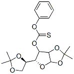 [(3R,4S)-3-[(4R)-2,2-dimethyl-1,3-dioxolan-4-yl]-7,7-dimethyl-2,6,8-tr ioxabicyclo[3.3.0]oct-4-yl]oxy-phenoxy-methanethione molecular structure