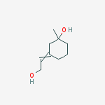 Cyclohexanol, 3-(2-hydroxyethylidene)-1-methyl-, (E)- molecular structure