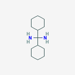 1,1-dicyclohexylmethanediamine molecular structure