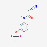 Acetamide, 2-cyano-N-[3-(trifluoromethoxy)phenyl]- molecular structure
