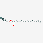 prop-2-yn-1-yl undec-10-enoate molecular structure