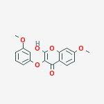 2-hydroxy-7-methoxy-3-(3-methoxyphenoxy)-4H-chromen-4-one molecular structure
