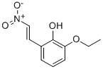 1-(3-ETHOXY-2-HYDROXYPHENYL)-2-NITROETHENE molecular structure