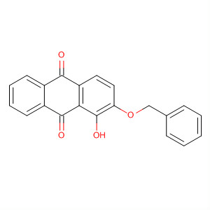 9,10-Anthracenedione, 1-hydroxy-2-(phenylmethoxy)- molecular structure