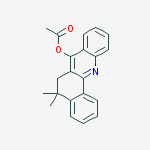 (5,5-dimethyl-6h-benzo[c]acridin-7-yl) Acetate molecular structure
