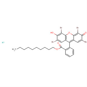 Benzoic acid, 2-(2,4,5,7-tetrabromo-6-hydroxy-3-oxo-3H-xanthen-9-yl)-,decyl ester, potassium salt