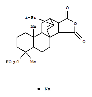 Sodium dihydrogen 2,3,4,4a,4b,5,6,7,8,8a,9,10-dodecahydro-12-isopropyl-4b,8-dimethyl-1H-3,10a-ethenophenanthrene-1,2,8-tricarboxylate 1,2-anhydride