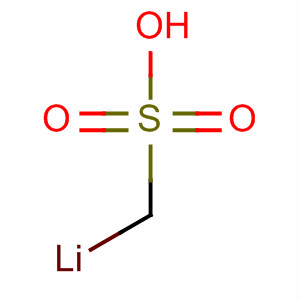 Methanesulfonic acid, lithium salt molecular structure