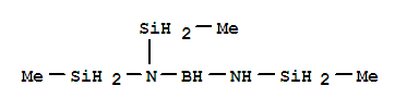 Boranediamine,N,N,N'-tris(methylsilyl)- (9CI) molecular structure