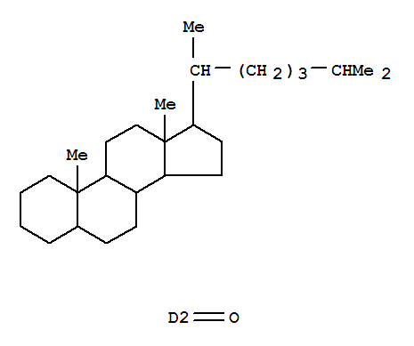(17xi)-cholestan-3-one molecular structure