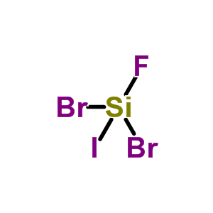 silane, dibromofluoroiodo- molecular structure