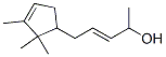 5-(2,2,3-trimethyl-3-cyclopenten-1-yl)pent-3-en-2-ol molecular structure