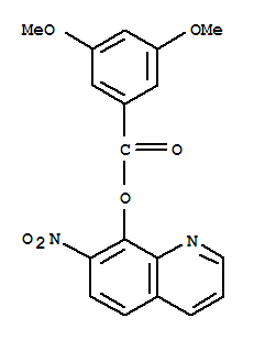 7-Nitro-8-quinolinyl=3,5-dimethoxybenzoate molecular structure