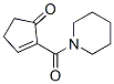2-Cyclopenten-1-one,2-(1-piperidinylcarbonyl)- molecular structure
