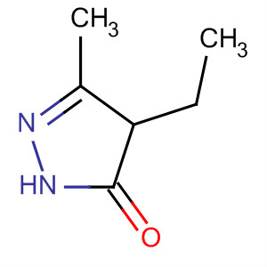 3H-Pyrazol-3-one, 4-ethyl-2,4-dihydro-5-methyl- molecular structure