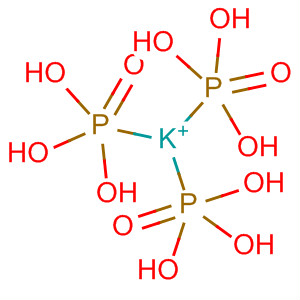 Triphosphoric acid, potassium salt molecular structure