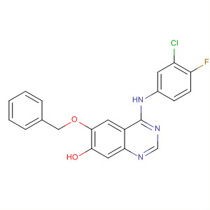 7-Quinazolinol, 4-[(3-chloro-4-fluorophenyl)amino]-6-(phenylmethoxy)-