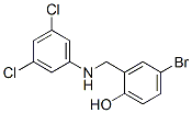 4-BROMO-2-[(3,5-DICHLOROANILINO)METHYL]BENZENOL molecular structure