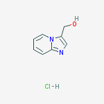 Imidazo[1,2-a]pyridin-3-ylmethanol hydrochloride molecular structure