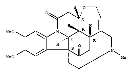 16,19-Secostrychnidine-10,16-dione,2,3-dimethoxy-19-methyl- molecular structure